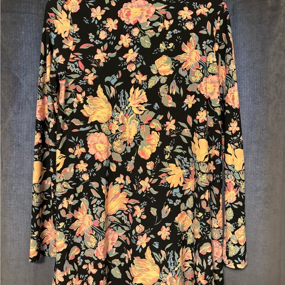 Show Me Your Mumu Long Sleeve Stretchy Floral Print Mini Dress - Picture 3 of 3